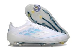 F50 Elite Lacets FG Polar Victory - Blanc/Argenté/Bleu