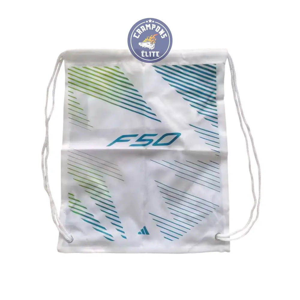 F50 Elite Lacets FG Polar Victory - Blanc/Argenté/Bleu – Image 7