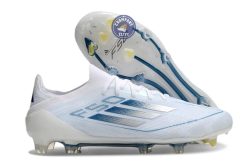 F50 Elite Lacets FG Polar Victory - Blanc/Argenté/Bleu
