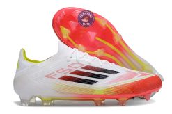 F50 Elite Lacets FG Pure Victory - Blanc/Noir/Jaune