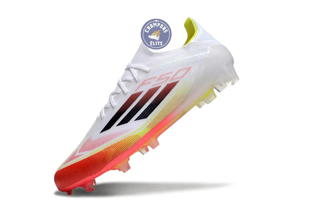F50 Elite Lacets FG Pure Victory - Blanc/Noir/Jaune – Image 4