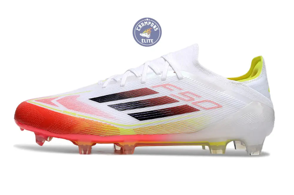 F50 Elite Lacets FG Pure Victory - Blanc/Noir/Jaune – Image 5