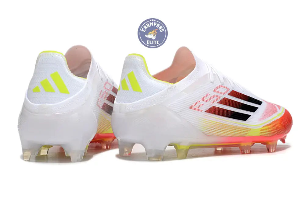 F50 Elite Lacets FG Pure Victory - Blanc/Noir/Jaune – Image 6