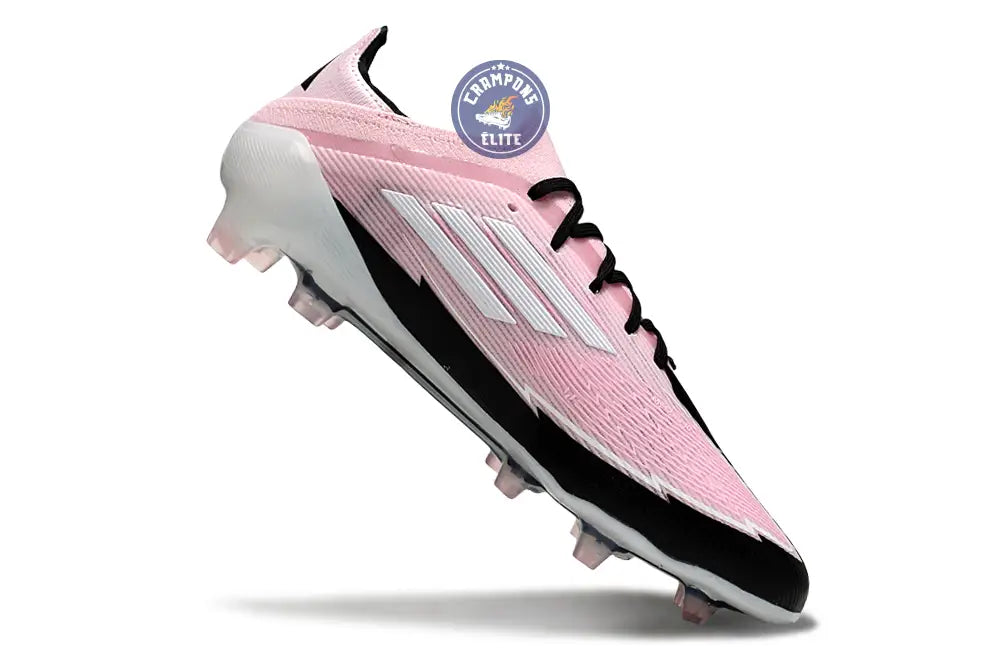 F50 Elite Lacets FG - Rose/Blanc/Noir – Image 3