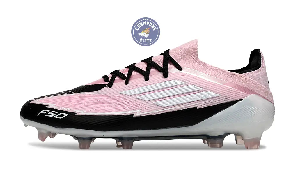 F50 Elite Lacets FG - Rose/Blanc/Noir – Image 5
