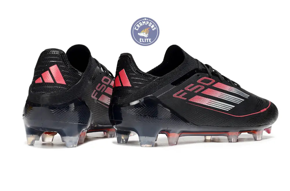 F50 Elite Lacets FG Stealth Victory - Noir/Argenté/Lucid Red – Image 6