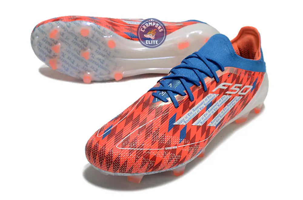 F50 Elite Lacets FG Thomas Müller Raumdeuter - Rouge/Blanc/Bleu ÉDITIO – Image 2