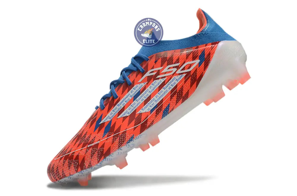 F50 Elite Lacets FG Thomas Müller Raumdeuter - Rouge/Blanc/Bleu ÉDITIO – Image 4