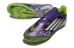 Alternative view of F50 Elite Lacets FG - Violet/Vert Fluo/Gris