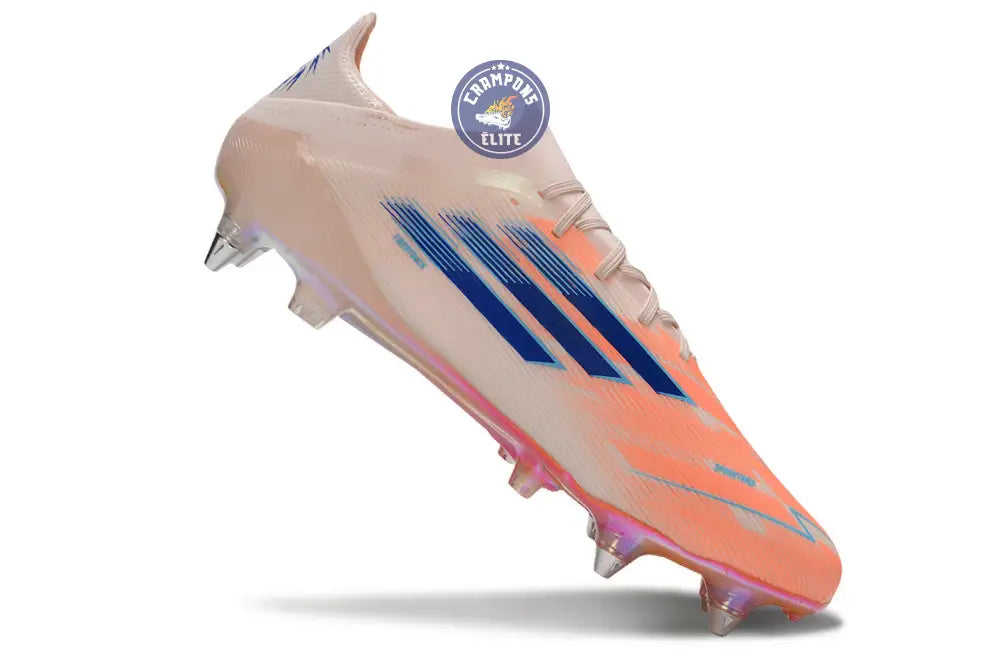 F50 Elite Lacets SG - Beige/Orange/Bleu – Image 3