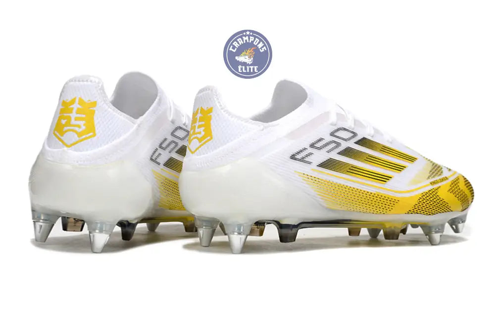 F50 Elite Lacets SG - Blanc/Jaune/Noir – Image 6