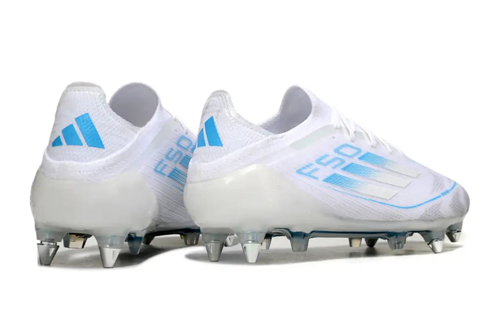 F50 Elite Lacets SG Polar Victory - Blanc/Argenté/Bleu – Image 6
