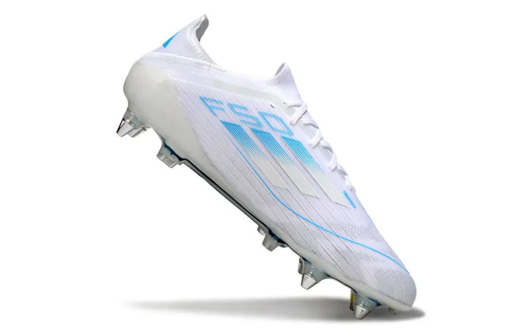 F50 Elite Lacets SG Polar Victory - Blanc/Argenté/Bleu – Image 3