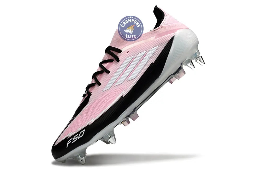 F50 Elite Lacets SG - Rose/Blanc/Noir – Image 4