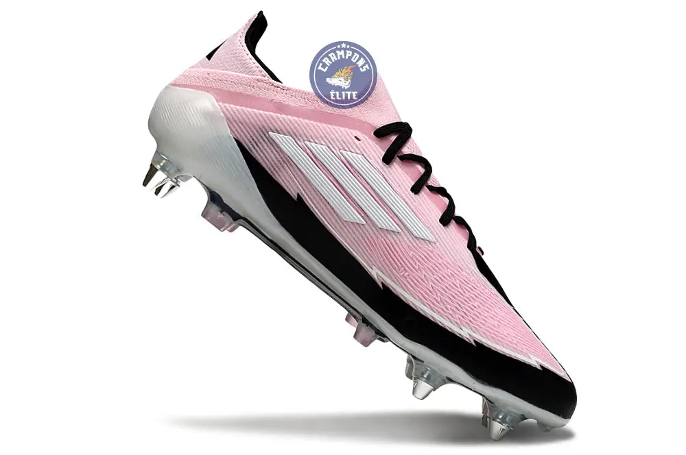 F50 Elite Lacets SG - Rose/Blanc/Noir – Image 3