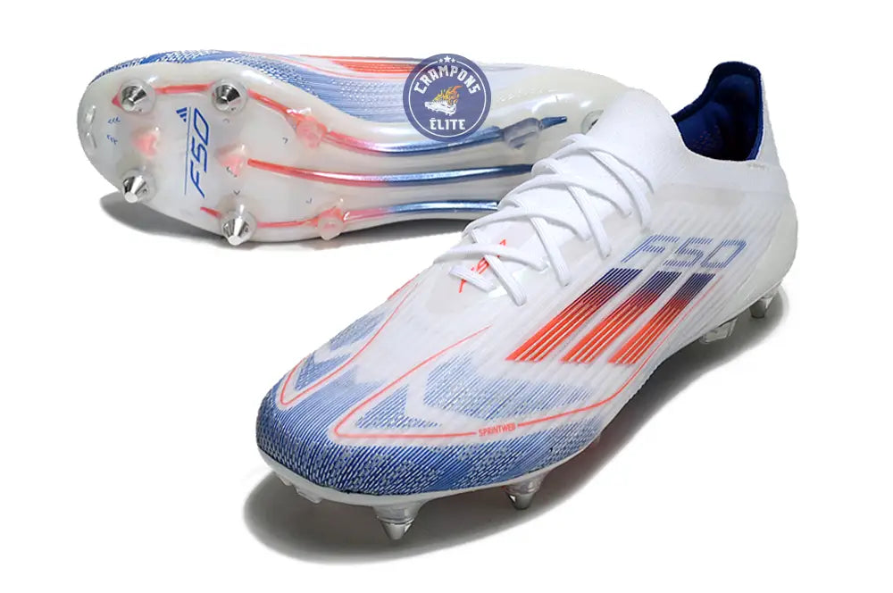 F50 Elite SG Advancement - Blanc/Rouge/Bleu – Image 2