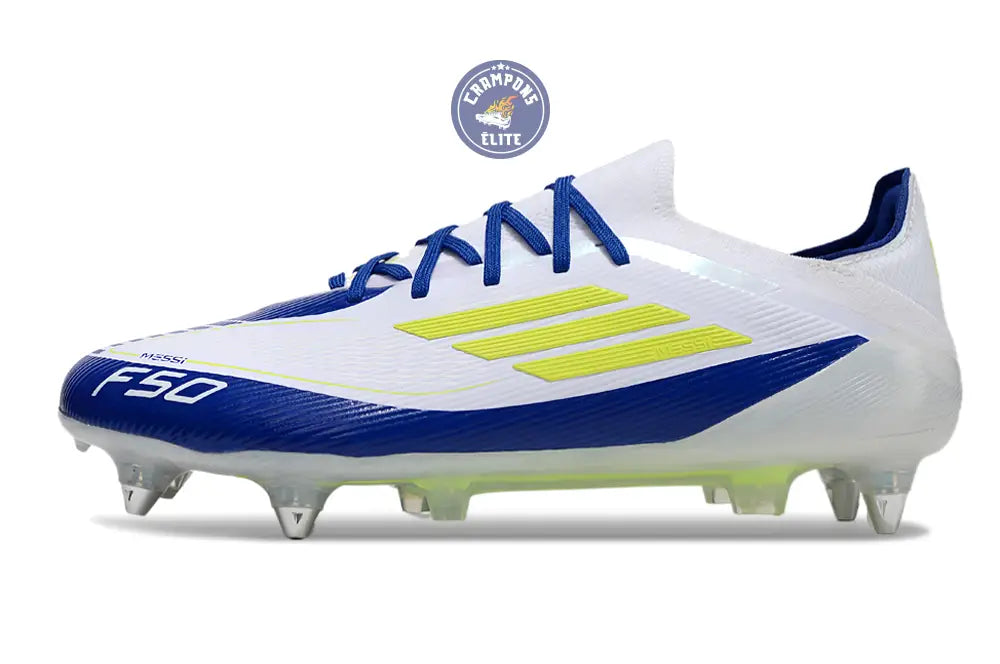 F50 Elite SG - Blanc/Bleu/Jaune – Image 5