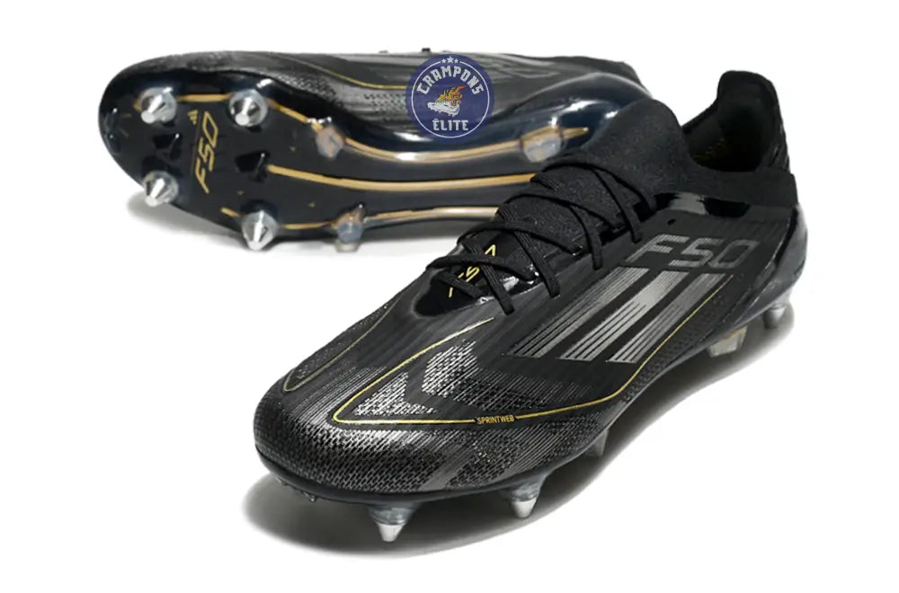 F50 Elite SG Dark Spark - Noir/Argenté/Doré – Image 2