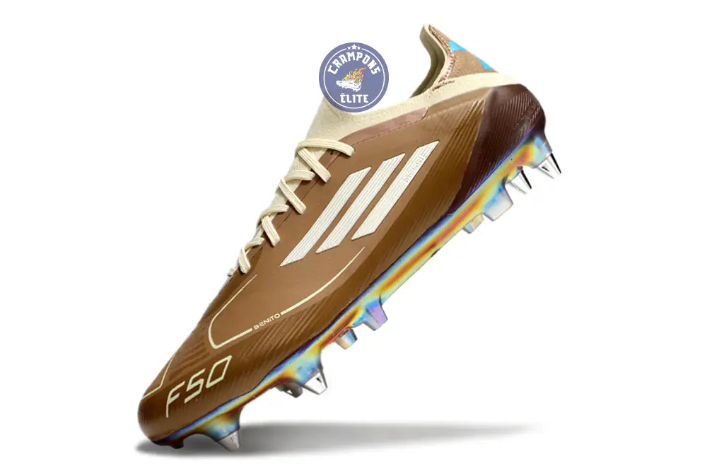 F50 Elite SG - Marron/Bleu/Beige – Image 4