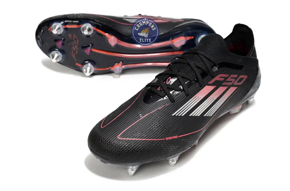 F50 Elite SG Stealth Victory - Noir/Argenté/Lucid Red – Image 2
