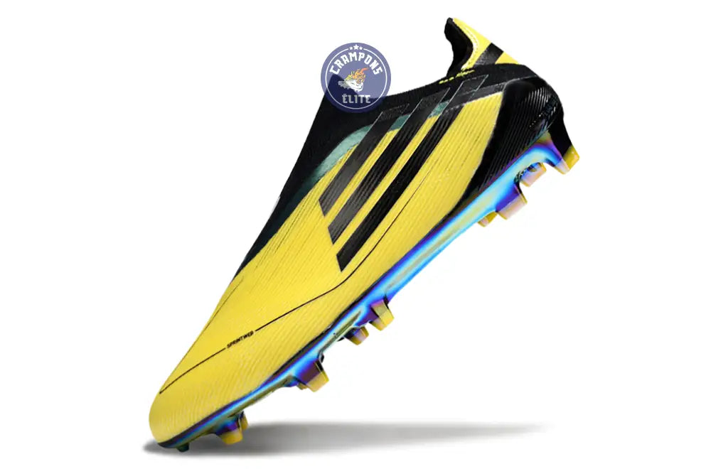 F50 Laceless Elite Adizero 2010 FG Remake - Jaune/Noir ÉDITION LIMITÉE – Image 4