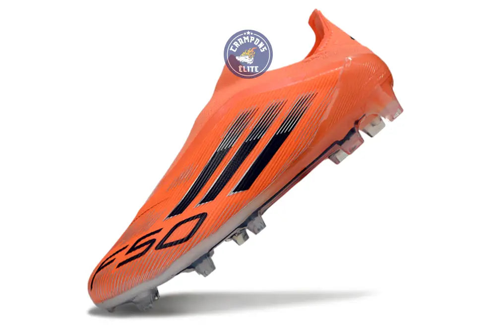 F50 Laceless Elite FG - Orange/Noir – Image 5