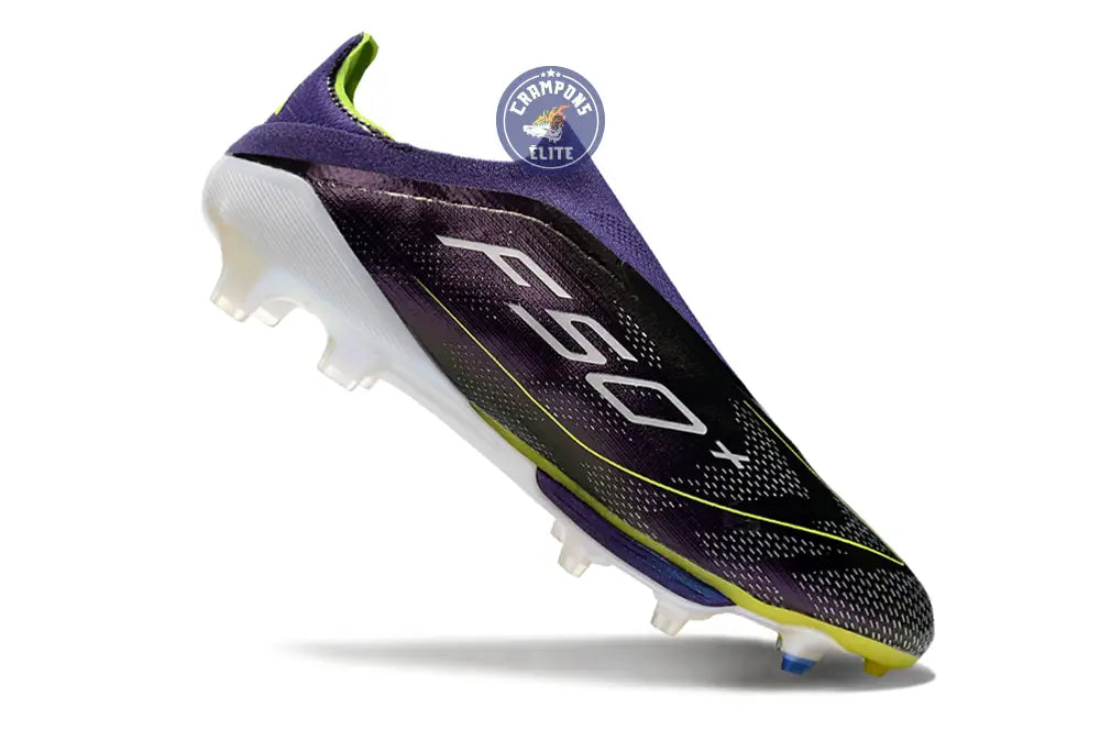 F50 + Laceless FG Fast Reborn - Violet/Blanc/Lucid Lemon ÉDITION LIMIT – Image 7