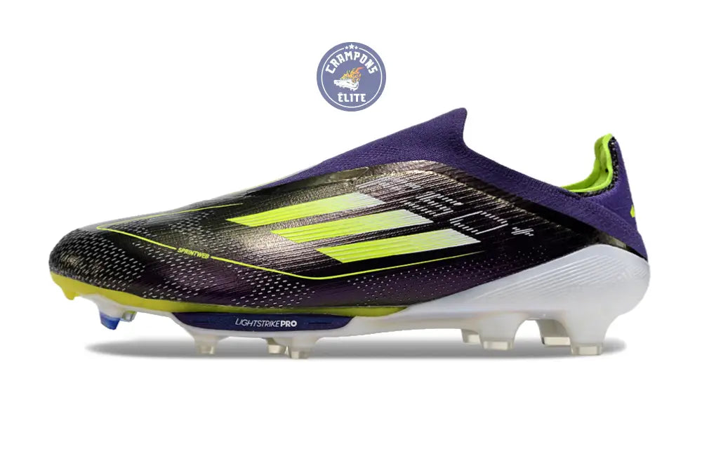 F50 + Laceless FG Fast Reborn - Violet/Blanc/Lucid Lemon ÉDITION LIMIT – Image 2