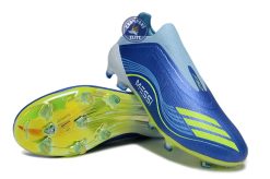 Alternative view of F50 Laceless FG Messi - Bleu/Jaune