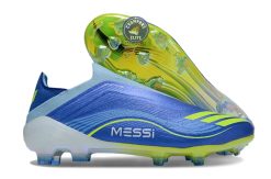 F50 Laceless FG Messi - Bleu/Jaune
