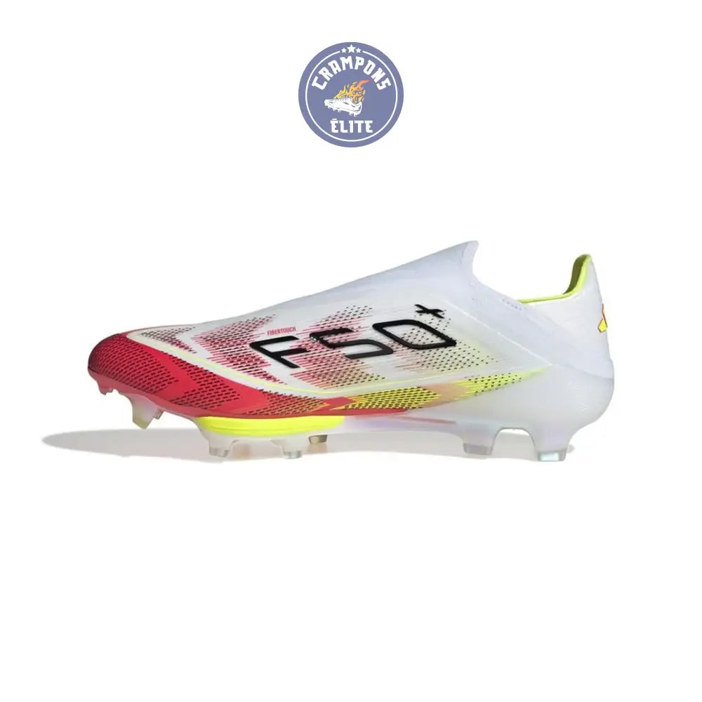 F50 + Laceless FG Pure Victory - Blanc/Noir/Jaune – Image 2