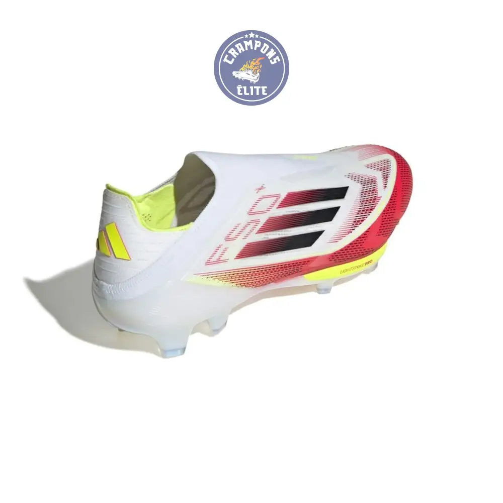 F50 + Laceless FG Pure Victory - Blanc/Noir/Jaune – Image 4