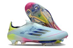 F50 + Laceless FG Stellar Icon - Almost Blue/Bleu/Jaune