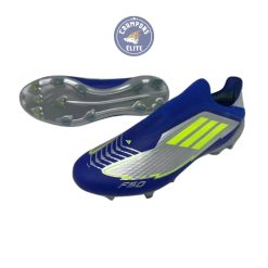 Alternative view of F50 Laceless MESSI Elite FG LA VIDA RAPIDA - ARGENTÉ/JAUNE/BLEU