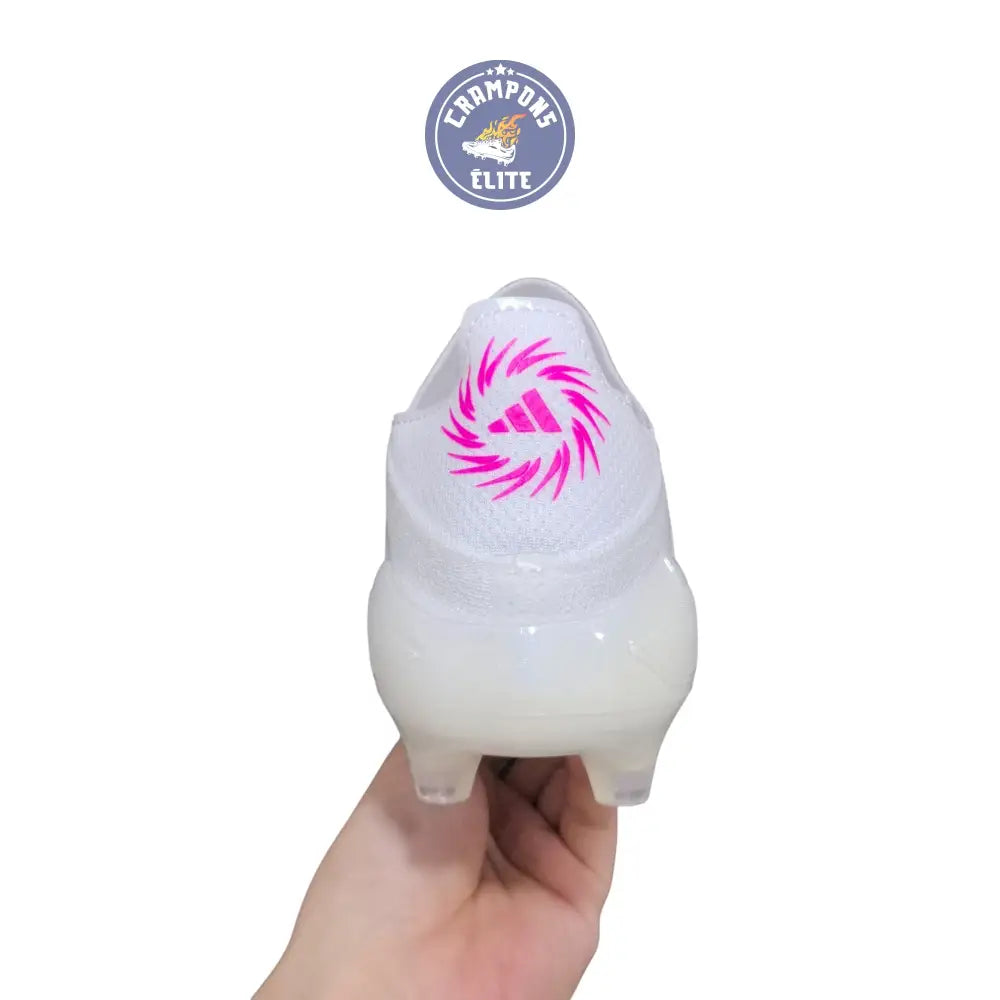 F50 Laceless SPARKFUSION ELITE FG/AG TRINITY - BLANC/ROSE – Image 6