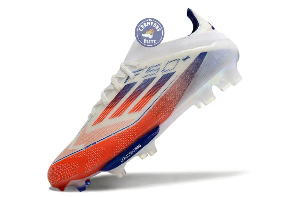 F50+ Lacets FG - Blanc/Bleu/Orange – Image 4