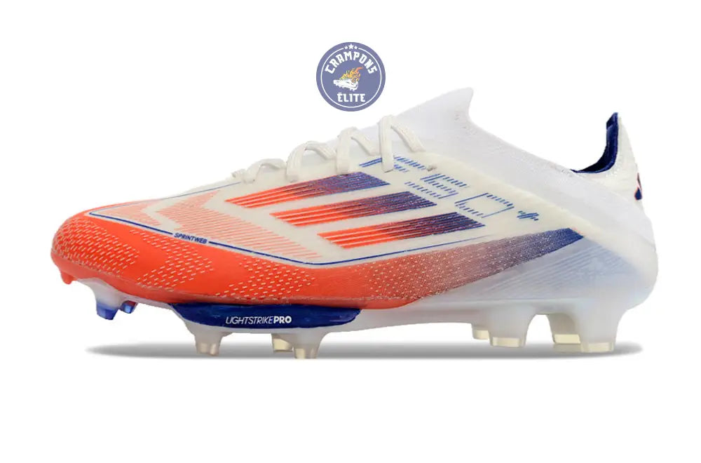 F50+ Lacets FG - Blanc/Bleu/Orange – Image 5