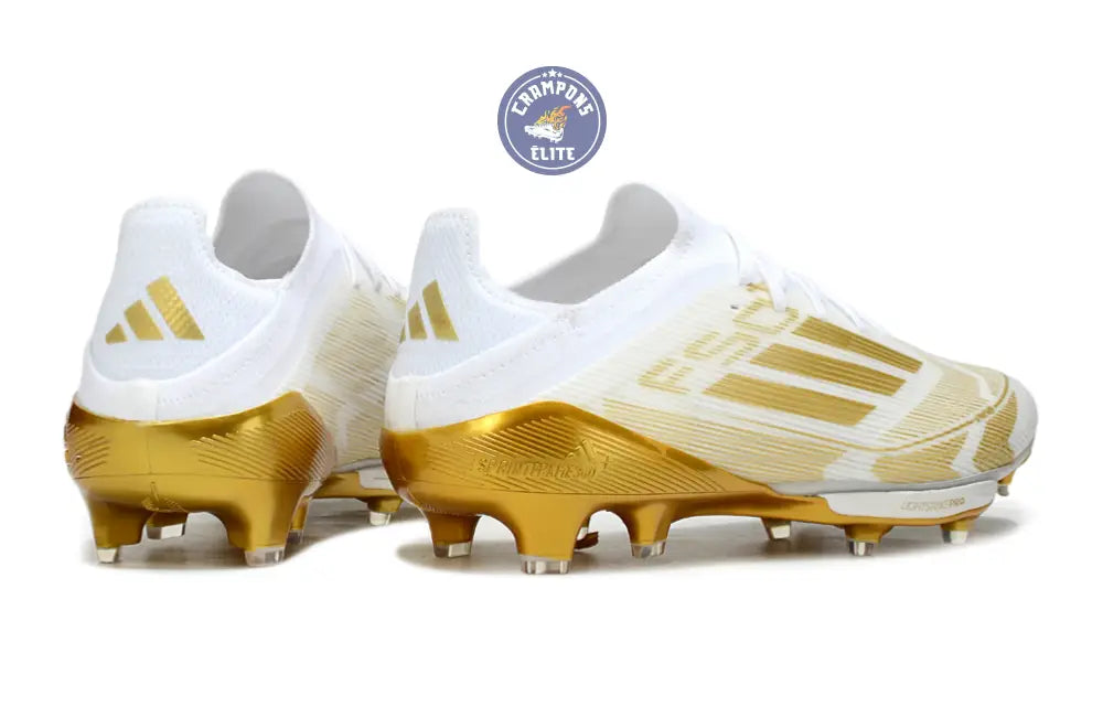 F50+ Lacets FG - Blanc/Doré – Image 6