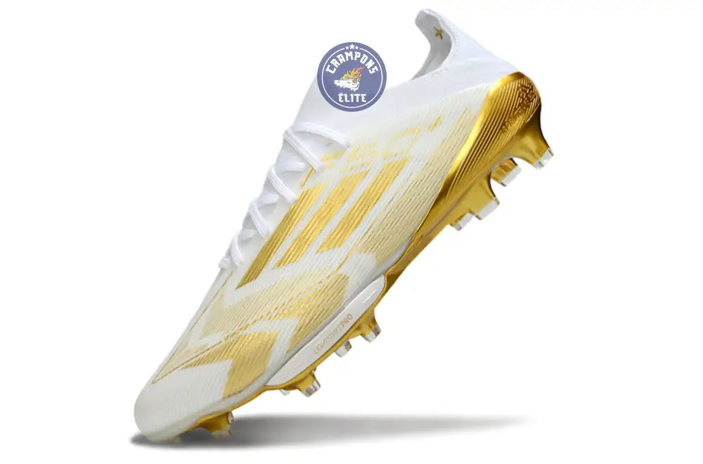 F50+ Lacets FG - Blanc/Doré – Image 4