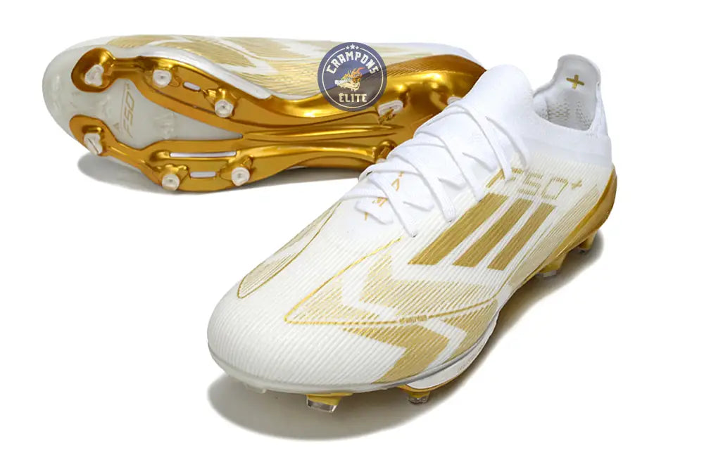 F50+ Lacets FG - Blanc/Doré – Image 2