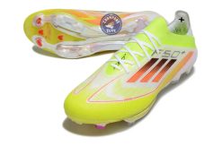 Alternative view of F50+ Lacets FG - Blanc/Jaune Fluo/Orange/noir