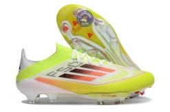 F50+ Lacets FG - Blanc/Jaune Fluo/Orange/noir