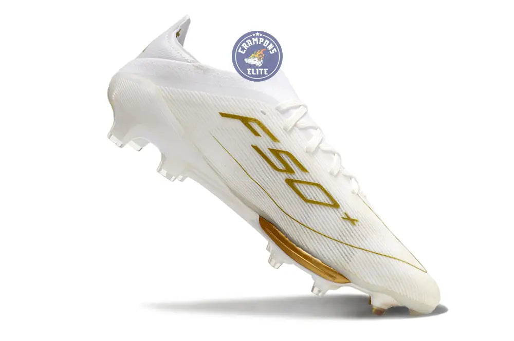 F50+ Lacets FG Day Spark - Blanc/Doré/Blanc – Image 3