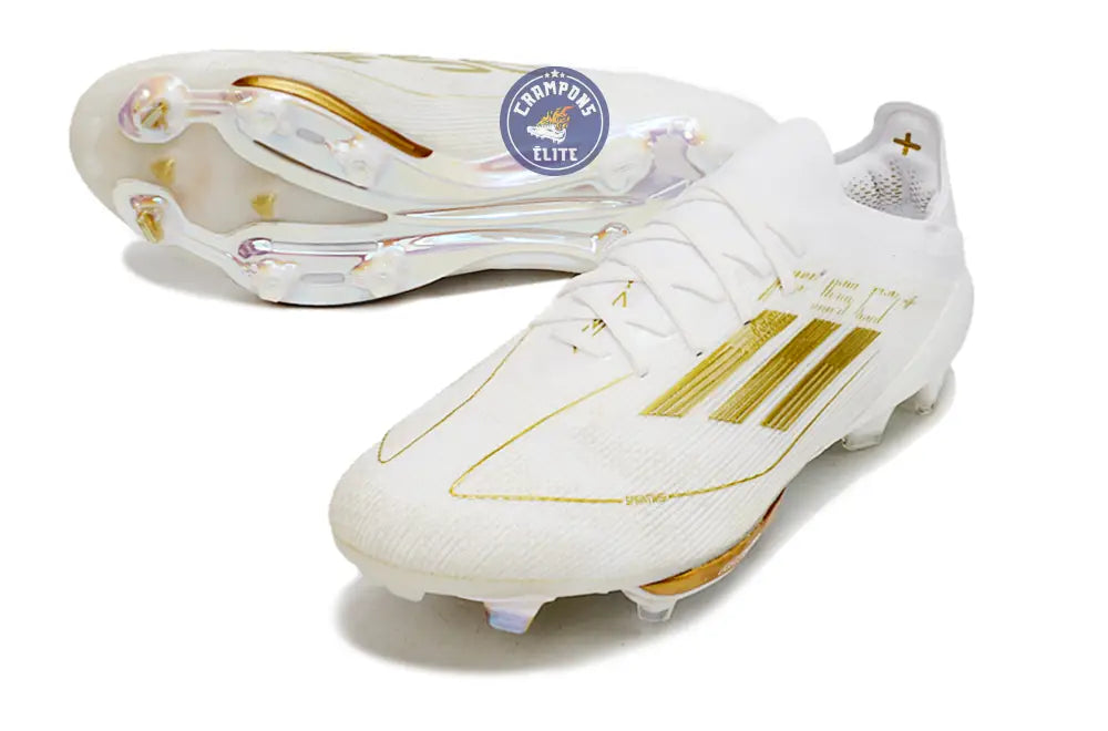 F50+ Lacets FG Day Spark - Blanc/Doré/Blanc – Image 2