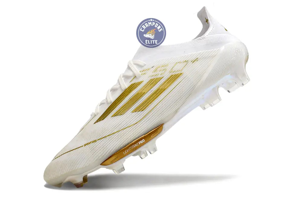 F50+ Lacets FG Day Spark - Blanc/Doré/Blanc – Image 4