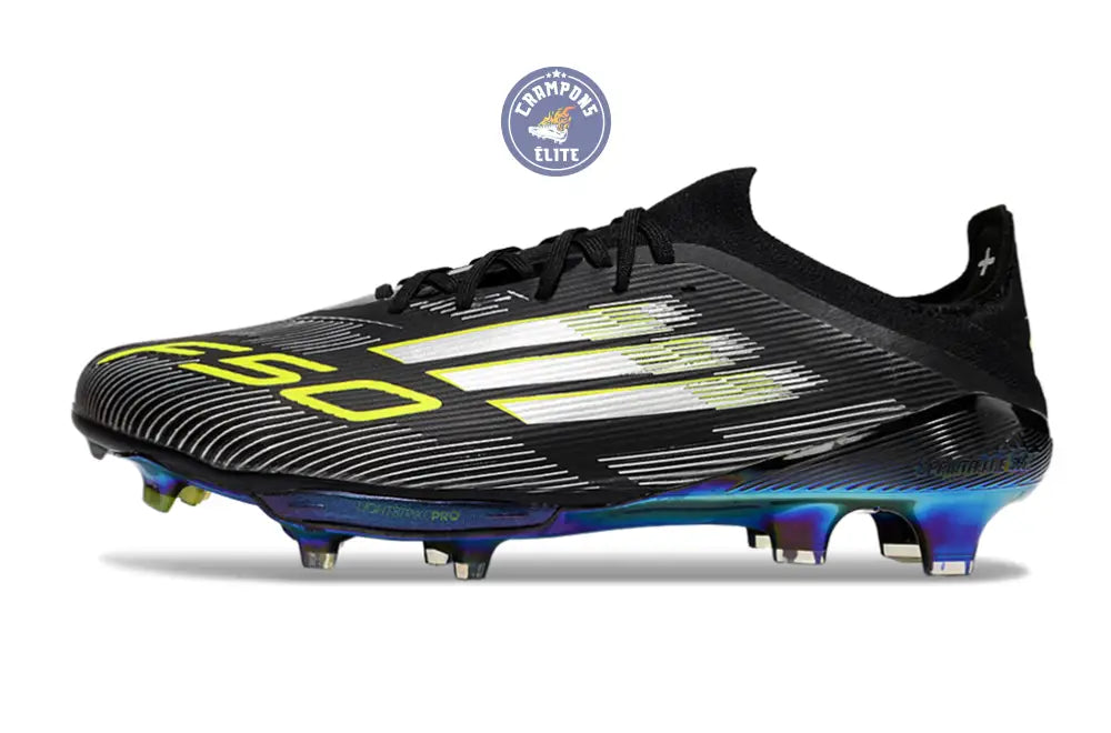 F50+ Lacets FG - Electric Stealth - Noir/Jaune Fluo/Blanc – Image 5