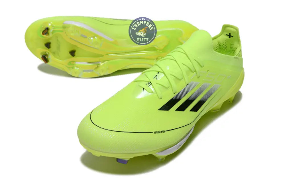 F50+ Lacets FG - Jaune Fluo/Noir – Image 2