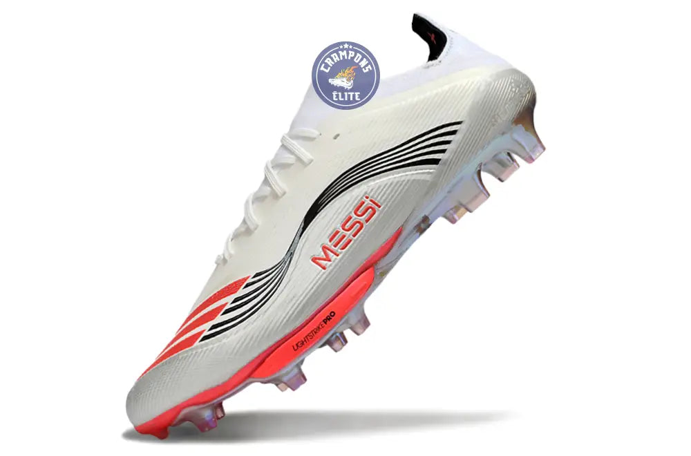 F50+ Lacets FG Prestig10 - Blanc/Lucid Red/Argenté – Image 4