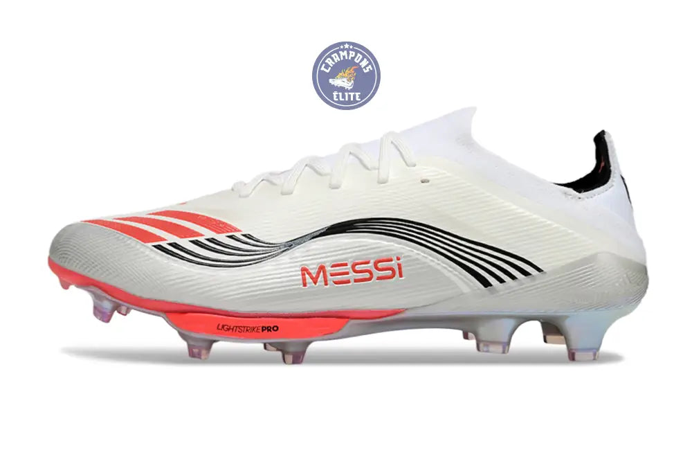 F50+ Lacets FG Prestig10 - Blanc/Lucid Red/Argenté – Image 5