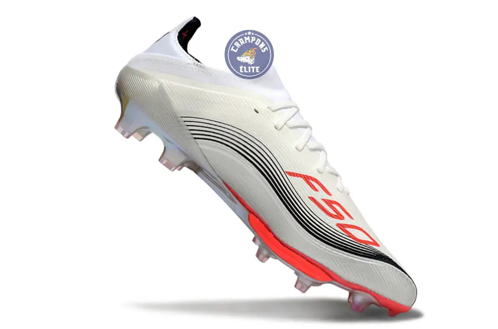 F50+ Lacets FG Prestig10 - Blanc/Lucid Red/Argenté – Image 3
